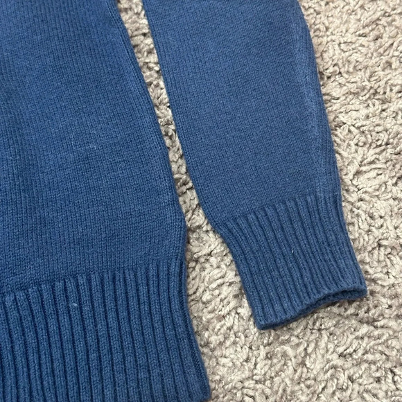 Gap Kids Girls Bunny Sweater Blue Knit Pullover Pom Pom Tail Size Small 6–7 - Picture 6 of 7